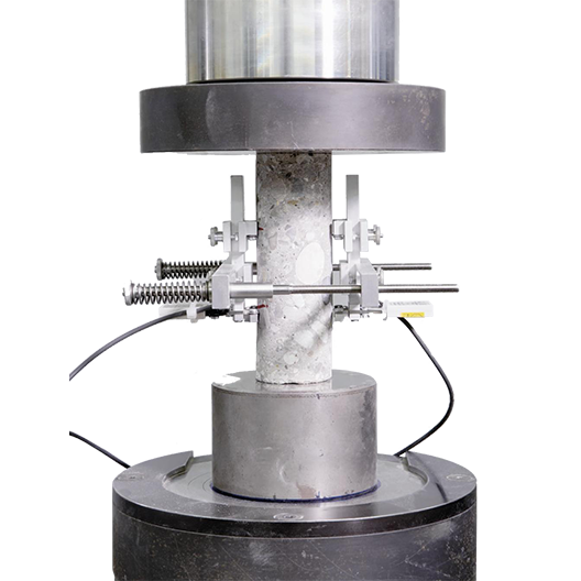 آزمایش ضریب پواسون و مدول الاستیسیته (الاستیسیته) بتن